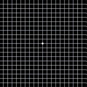 Amsler test kaart bij macula degeneratie