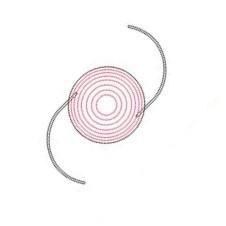 Fresnell principe implantlens