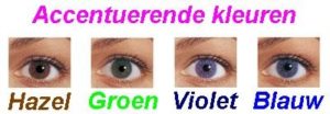 Accentueren met contactlenzen