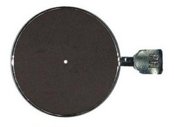 Pinhole glas met een gaatje van 1.2 mm